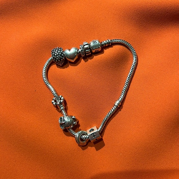 Pandora Jewelry Pandora Moments Snake Chain Charm Bracelet 79 With